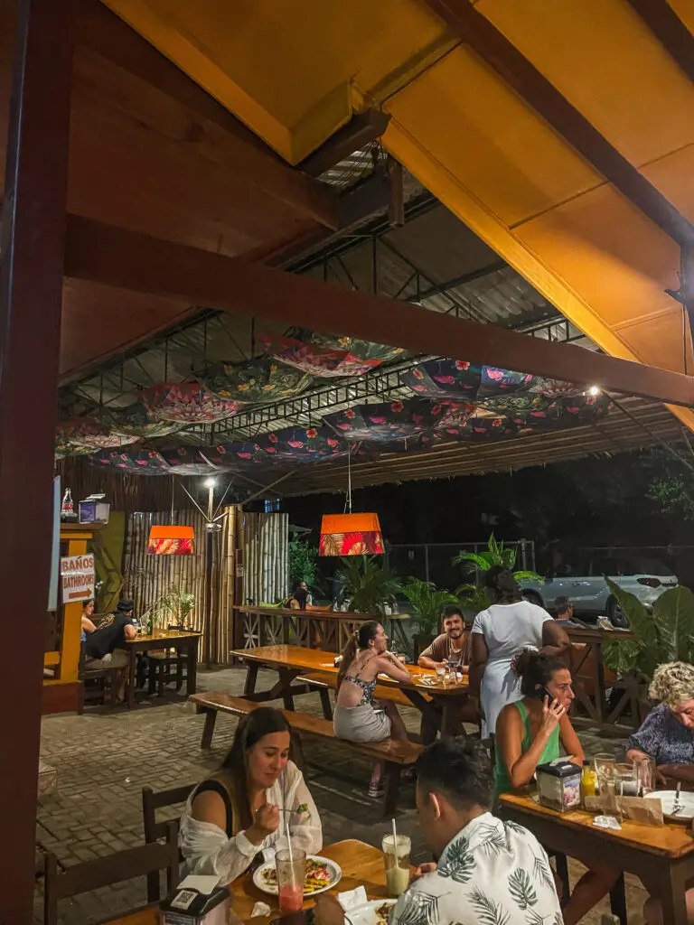 Lidia's Place is a local restaurant in Puerto Viejo