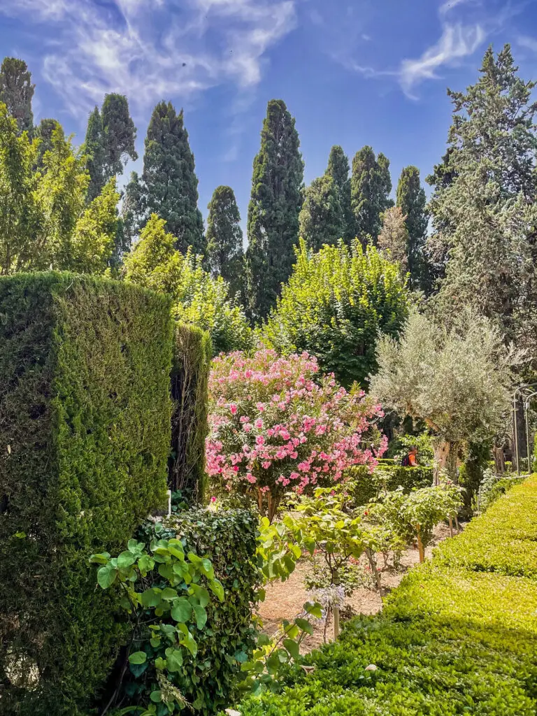 Colorful park in Valldemossa