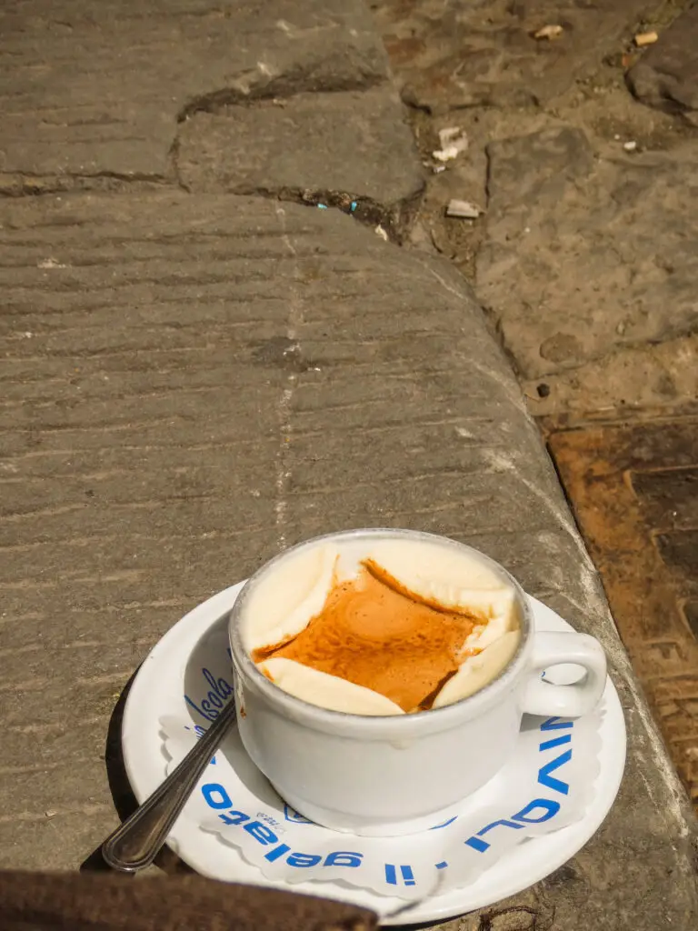 Authentic affogatos in Florence