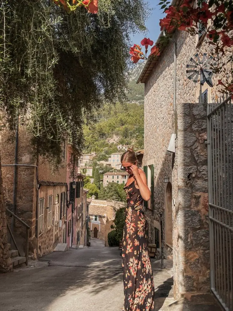 Picturesque streets in the mountain villages of Mallorca