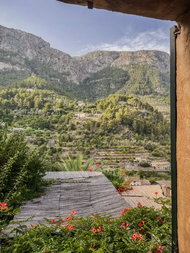 Views from a hotel in Deià