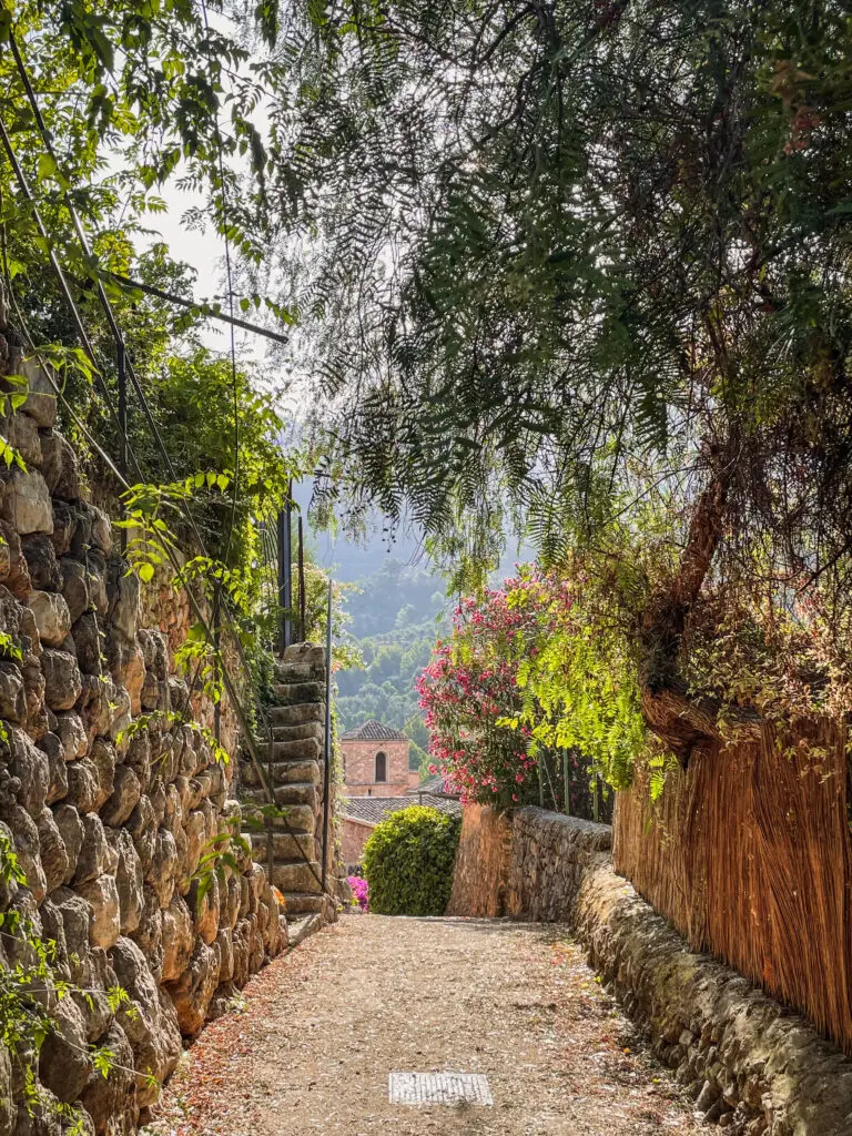 Beautiful streets in Mallorca mountain village