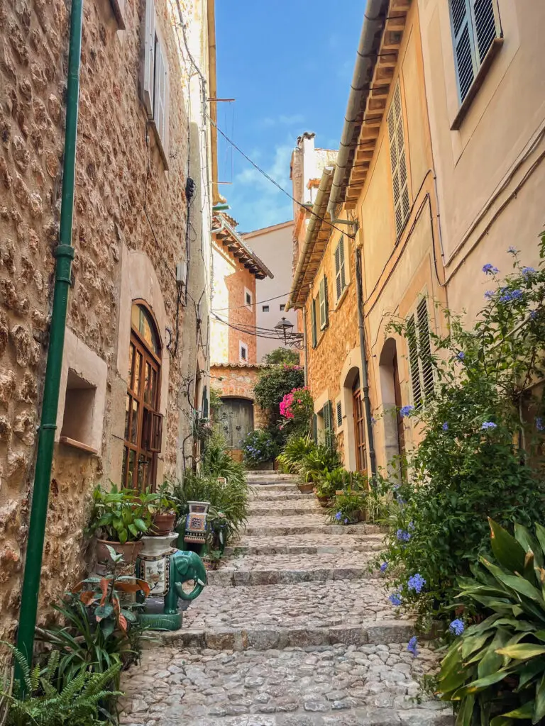 Mountain village in Mallorca with its old town charm