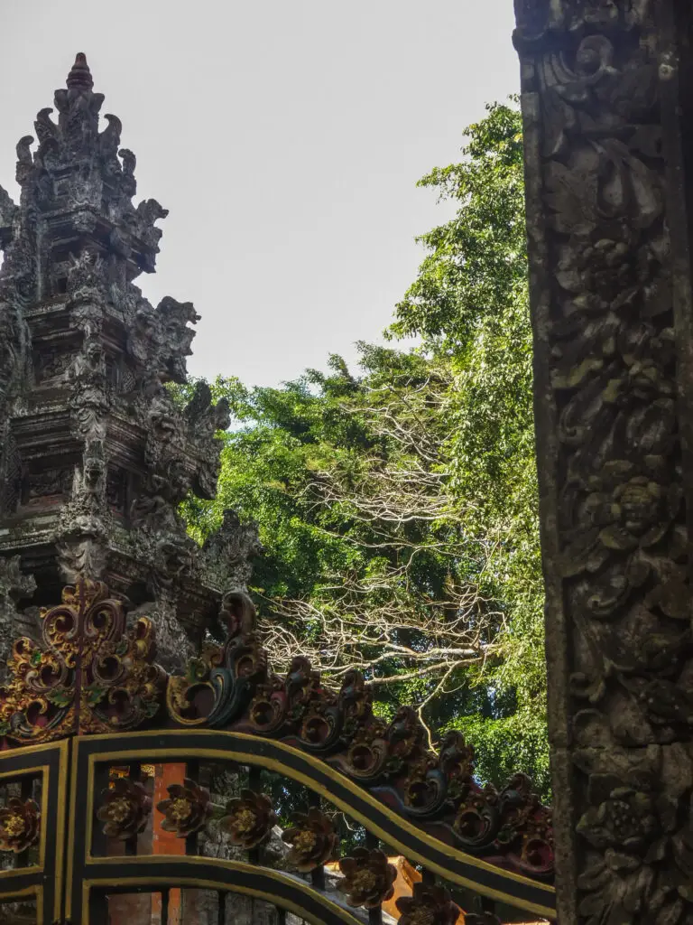 Temples in the Sacred Monkey Forest in Ubud