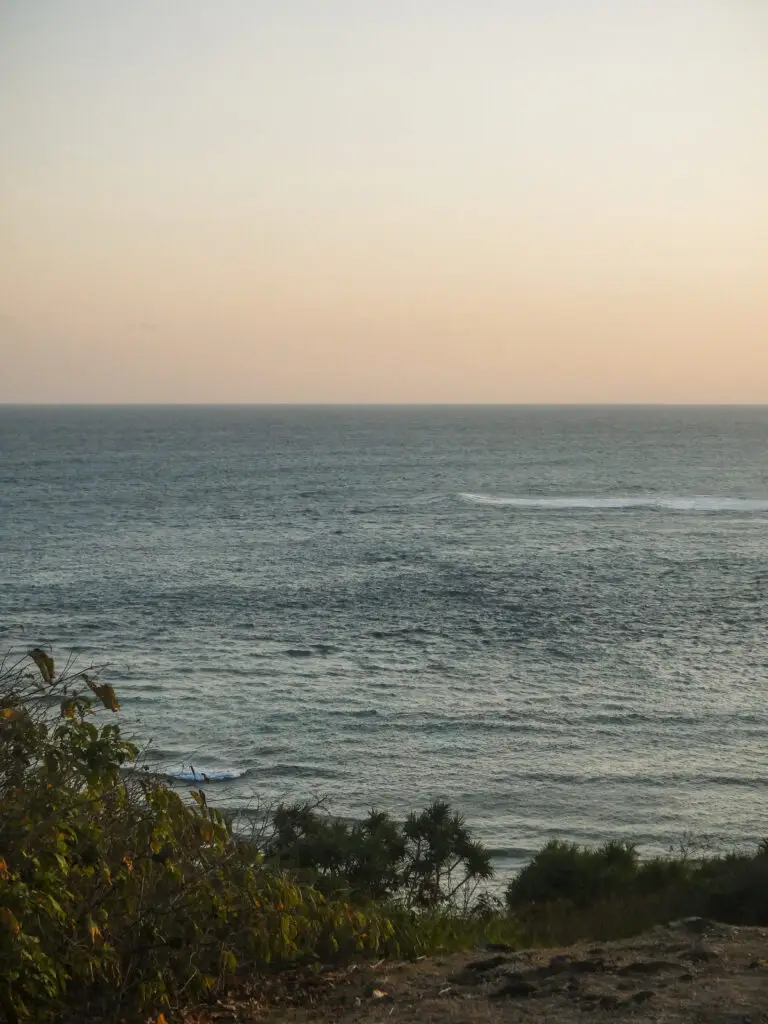 Beautiful views from Merese Hill in Lombok