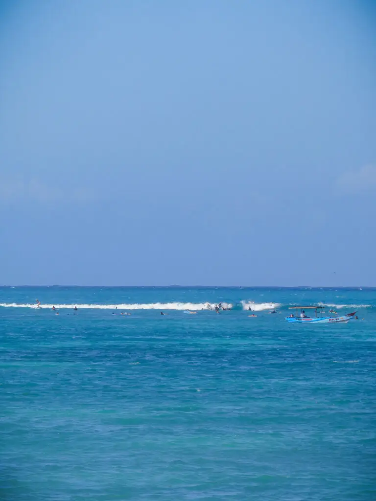 Surfing in Tanjung Aan in Kuta Lombok