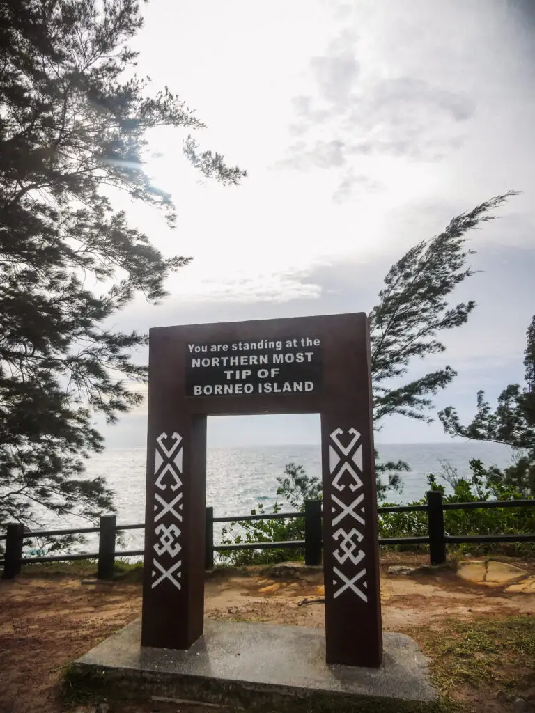 You are standing at the northern most tip of Borneo island