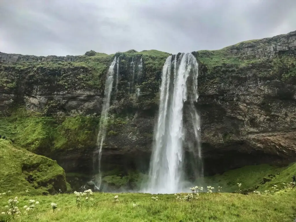 Seljalandsfoss, one of the most popular waterfalls in Iceland