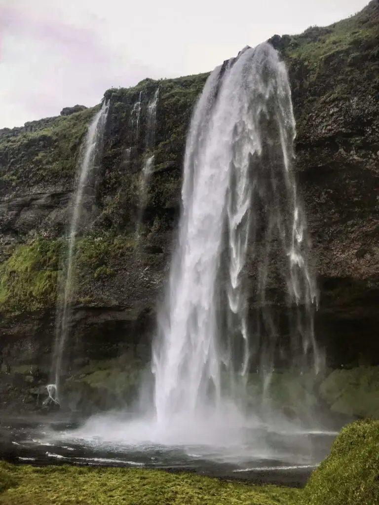 Seljalandsfoss cascading down the cliffs of Iceland