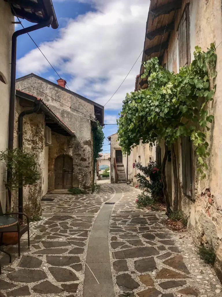 Visit Smartno in Slovenia and walk the cobblestone streets