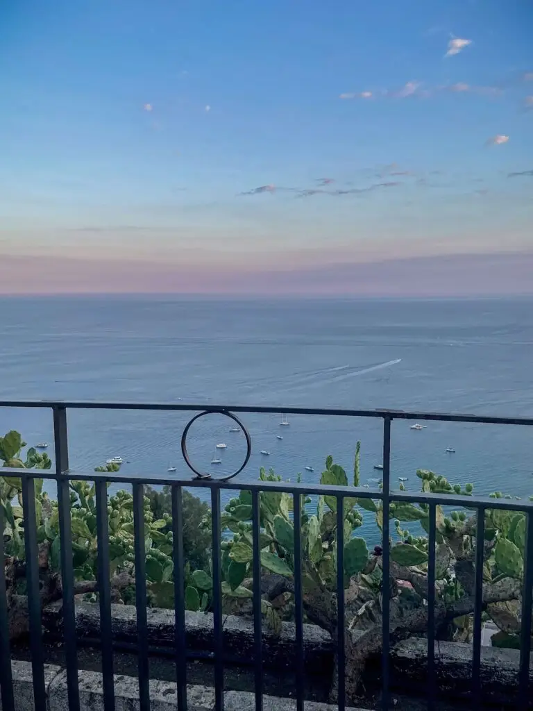 Ocean view from Taormina