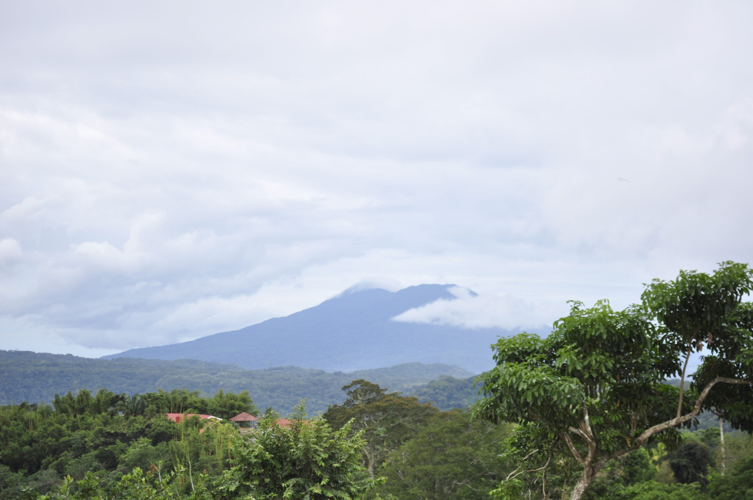 View of the Mombacho volcano