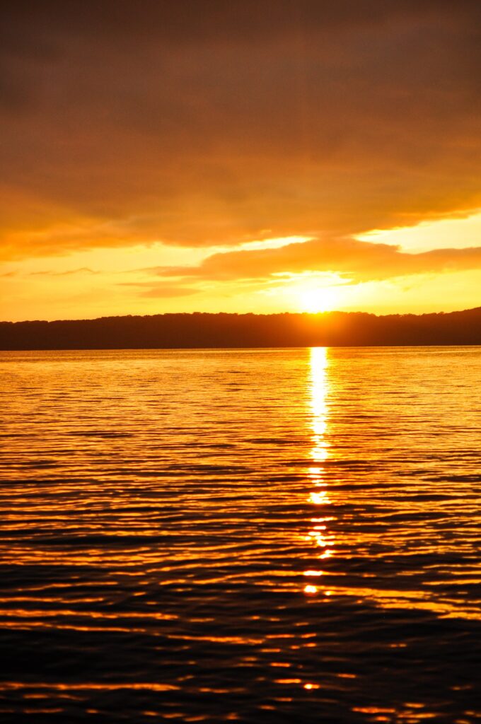 Sunrise at Laguna de Apoyo