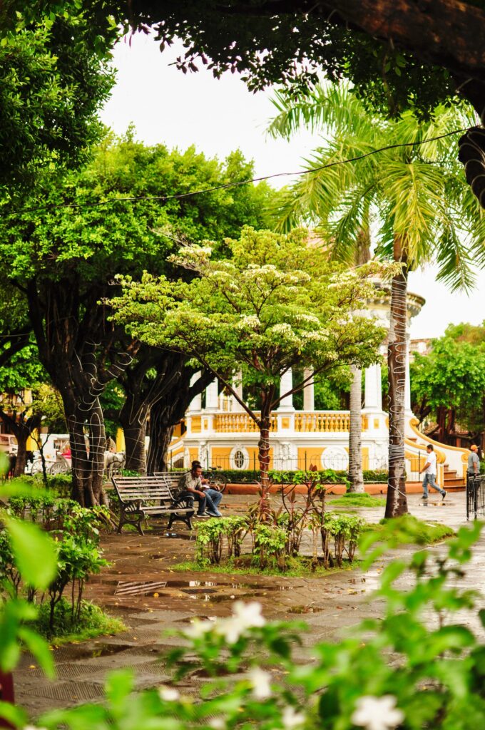 Parque Central de Granada in Nicaragua