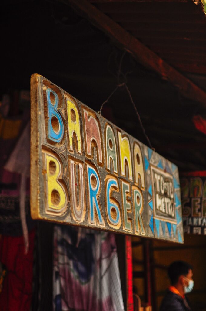 Plantain burgers at TostoMetro