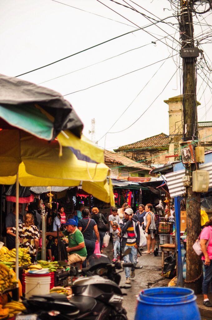 Local market in downtown Granada