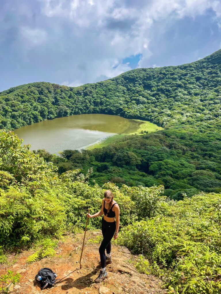 On the top of Maderas volcano in Ometepe