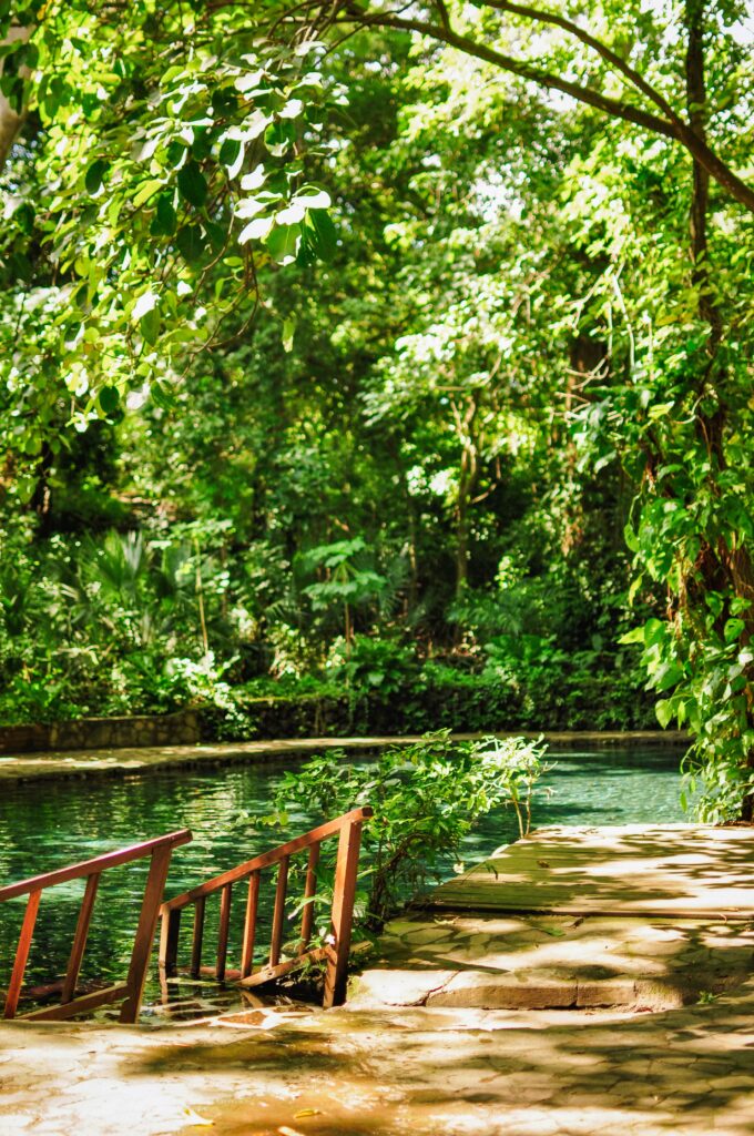 Ojo de agua is a natural pool in Ometepe