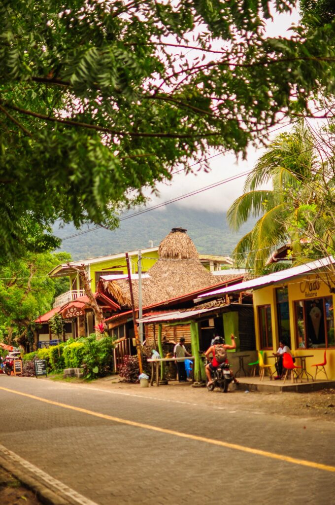 Downtown Santa Cruz in Ometepe