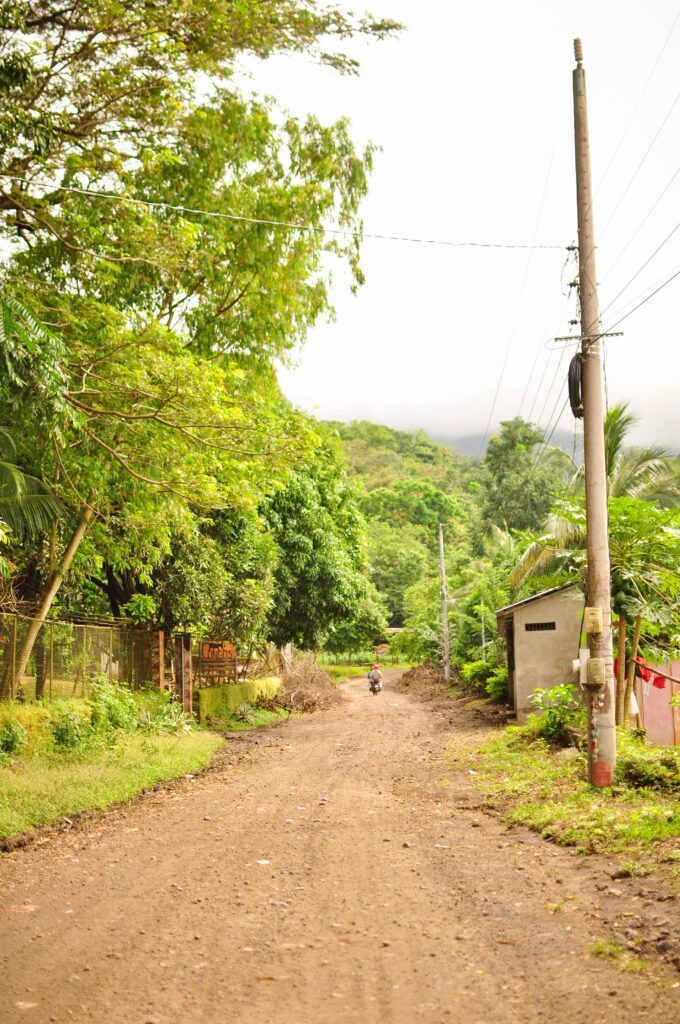 Gravel roads around Ometepe island