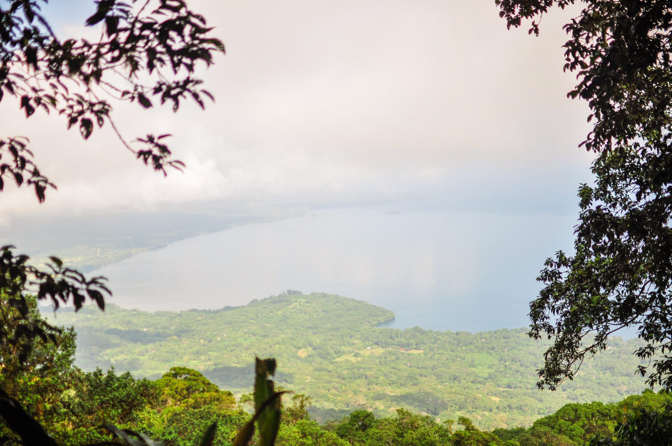 Viewpoint of Ometepe when doing the Maderas hike