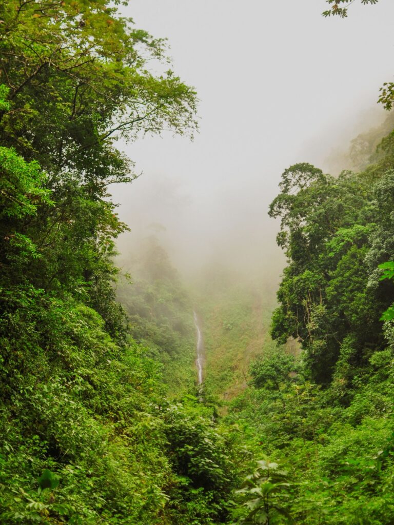 Hiking San Ramón waterfall